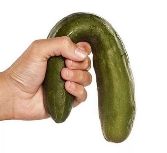 a cucumber in the hand symbolizes slow power